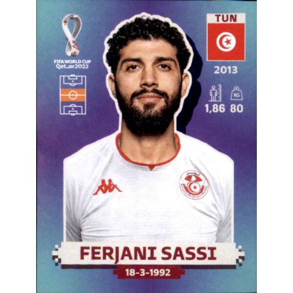 Panini WM 2022 Qatar - Sticker TUN15  - Ferjani Sassi