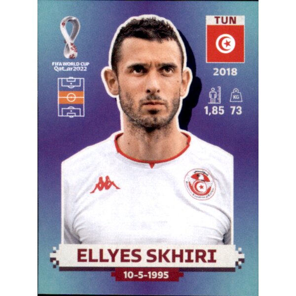 Panini WM 2022 Qatar - Sticker TUN16  - Ellyes Skhiri