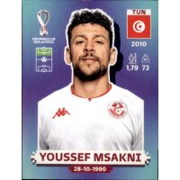 Panini WM 2022 Qatar - Sticker TUN19  - Youssef Msakni