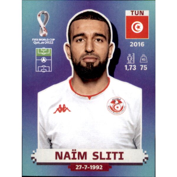 Panini WM 2022 Qatar - Sticker TUN20  - Naim Sliti