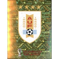 Panini WM 2022 Qatar - Sticker URU2  - Team Logo - Uruguay