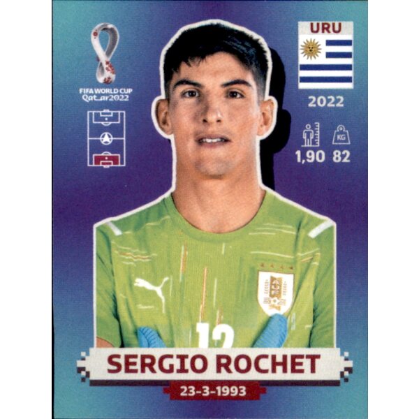 Panini WM 2022 Qatar - Sticker URU4  - Sergio Rochet