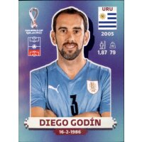 Panini WM 2022 Qatar - Sticker URU8  - Diego Godin