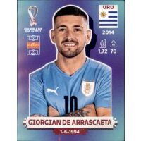 Panini WM 2022 Qatar - Sticker URU12  - Giorgian De...