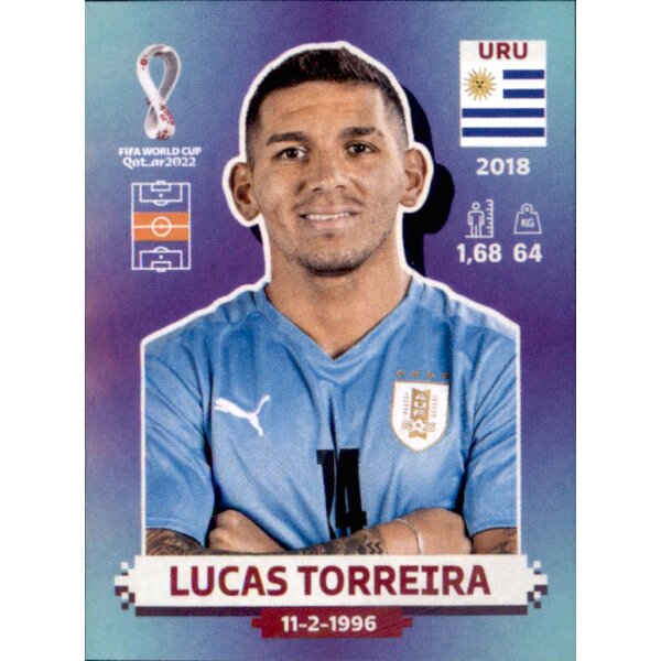 Panini WM 2022 Qatar - Sticker URU14  - Lucas Torreira