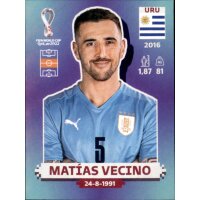 Panini WM 2022 Qatar - Sticker URU16  - Matias Vecino