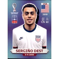 Panini WM 2022 Qatar - Sticker USA5  - Sergino Dest