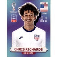 Panini WM 2022 Qatar - Sticker USA7  - Chris Richards