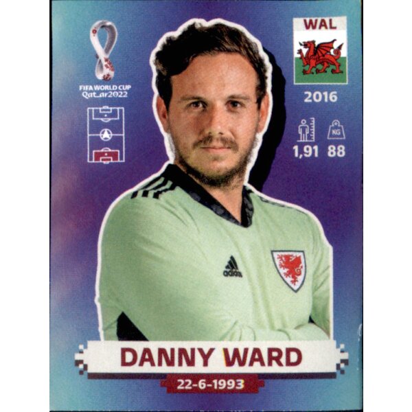 Panini WM 2022 Qatar - Sticker WAL3  - Danny Ward