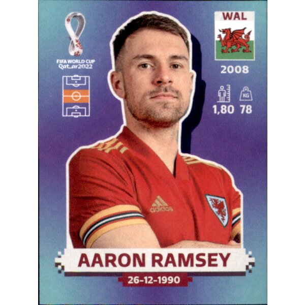 Panini WM 2022 Qatar - Sticker WAL14  - Aaron Ramsey