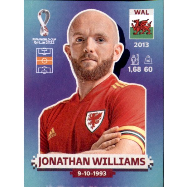 Panini WM 2022 Qatar - Sticker WAL15  - Jonathan Williams