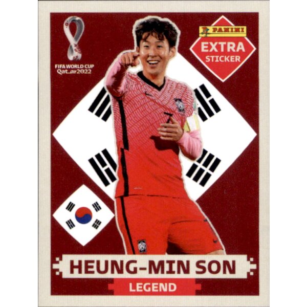 Panini WM 2022 Qatar - EXTRA Sticker - Heung-Min Son - BASE