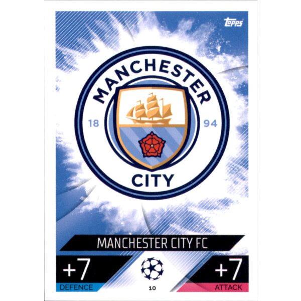 10 - Manchester City - Club Karte - 2022/2023