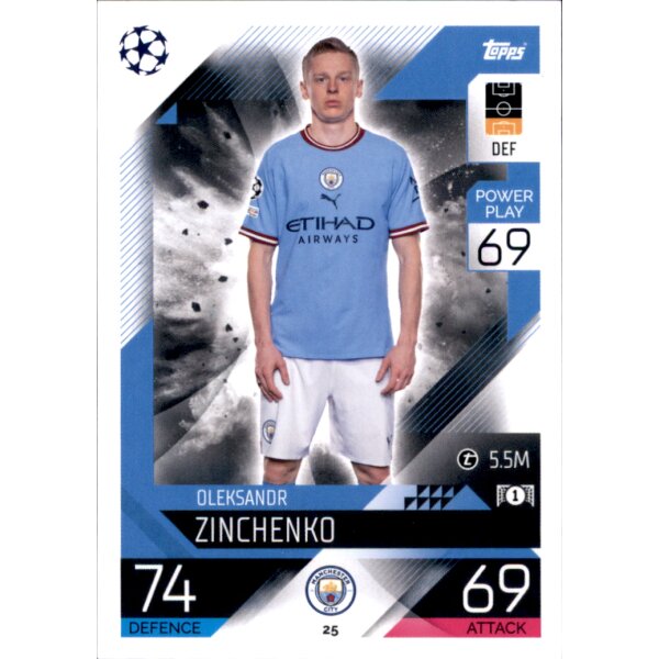 25 - Oleksandr Zinchenko - 2022/2023