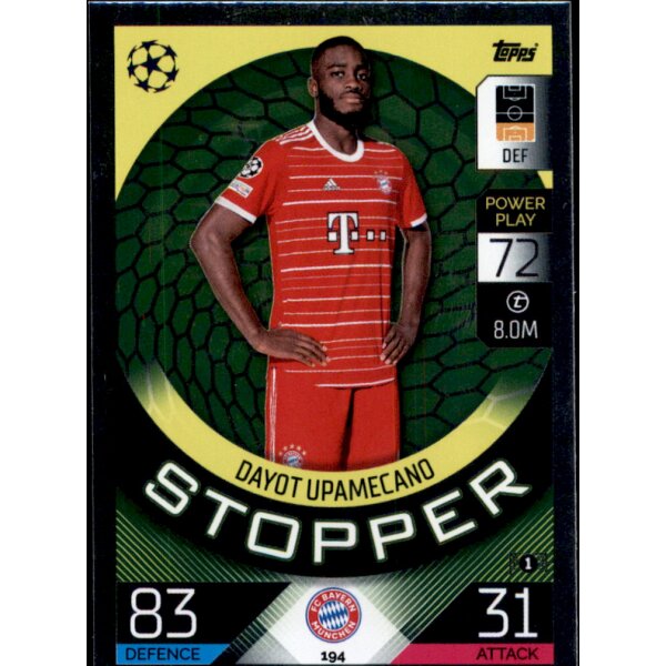 194 - Dayot Upamecano  - Stopper - 2022/2023