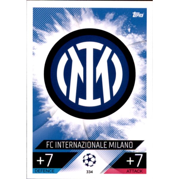 334 - FC Internationale Milano - Club Karte - 2022/2023