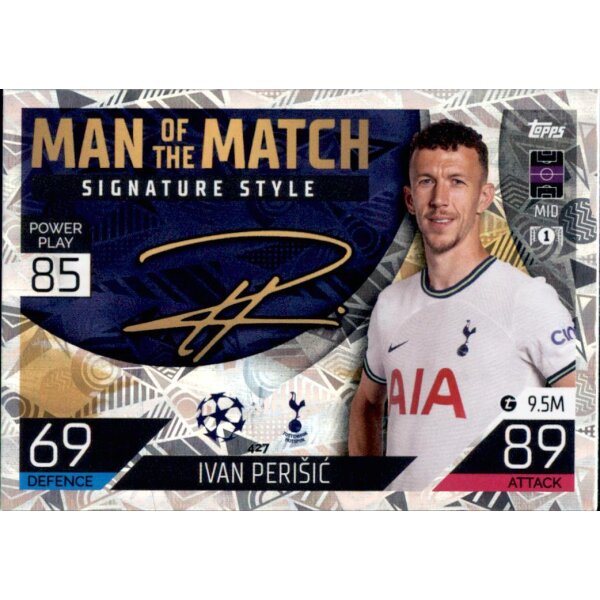 427 - Ivan Perisic - Man of the Match Signature Style - 2022/2023