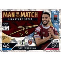 430 - Said Benrahma - Man of the Match Signature Style -...