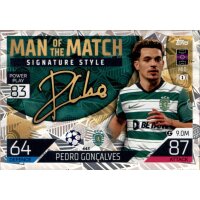 442 - Pedro Goncalves - Man of the Match Signature Style...