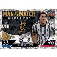 446 - Dusan Vlahovic - Man of the Match Signature Style -...