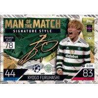 449 - Kyogo Furuhashi - Man of the Match Signature Style...