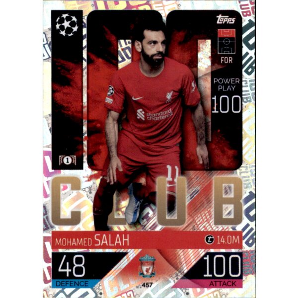 457 - Mohamed Salah - 100 Club - 2022/2023