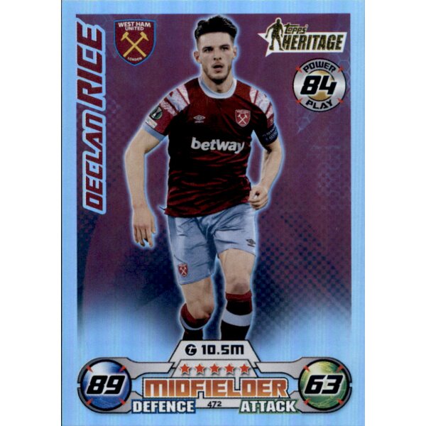 472 - Declan Rice - Topps Heritage - 2022/2023