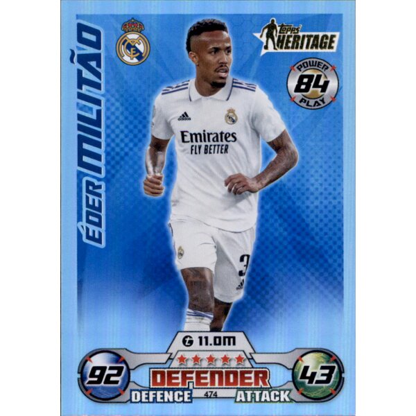 474 - Eder Militao - Topps Heritage - 2022/2023