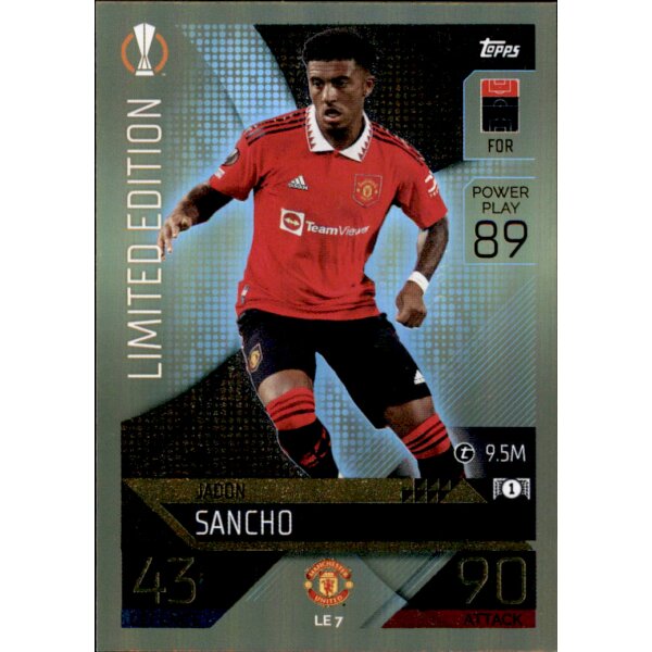 LE7 - Jadon Sancho - Limited Edition - 2022/2023