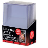 Ultra Pro 3 X 4 Super Thick Toploader mit dicken...