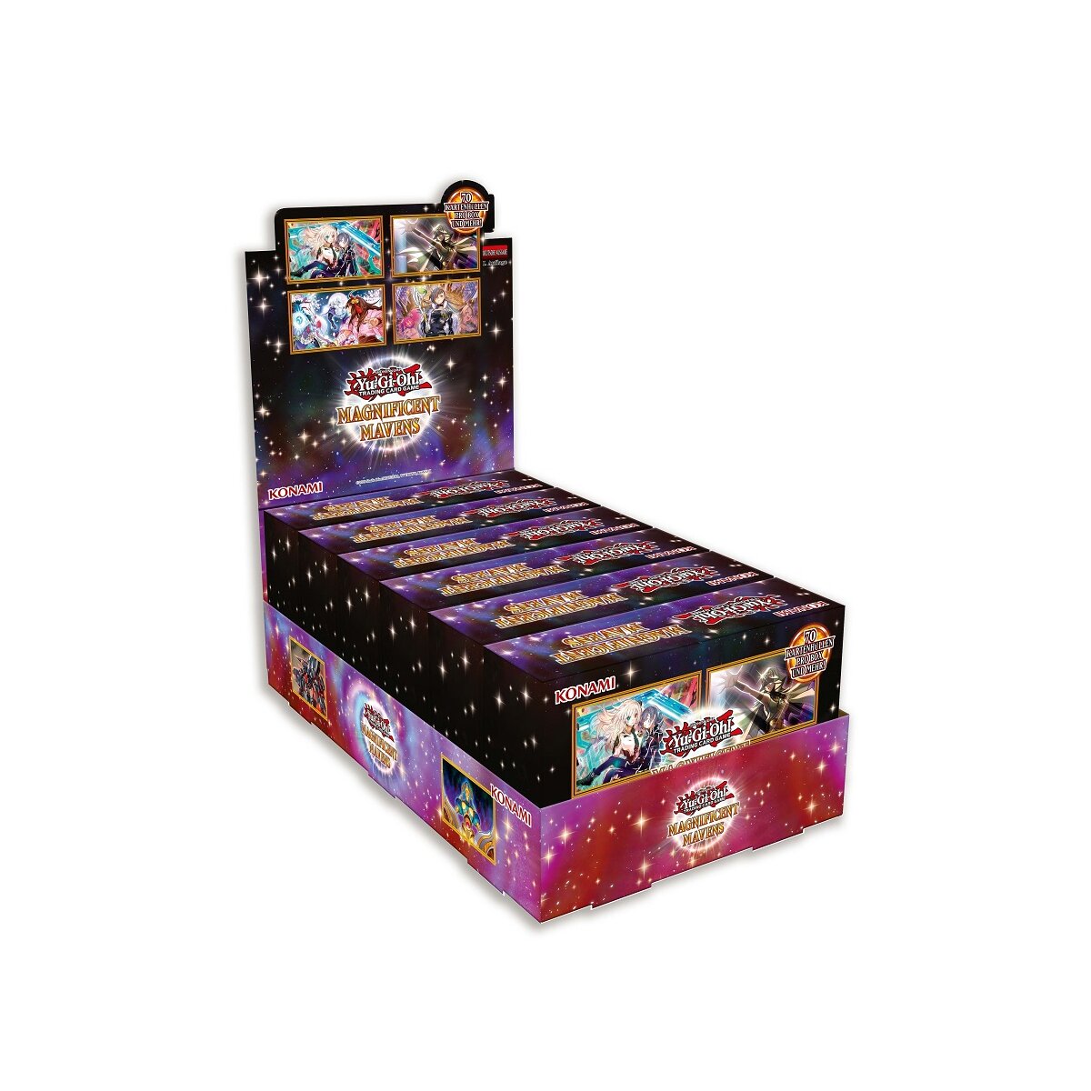 YuGiOh! Magnificent Mavens Holiday Box 1 Display (6 Boxen) De