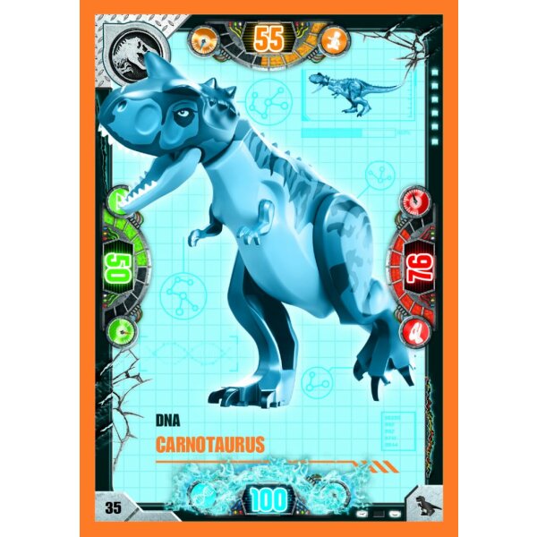 35 - DNA Carnotaurus - Dinosaurier Karte - Serie 2