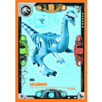 71 - DNA Gallimimus - Dinosaurier Karte - Serie 2