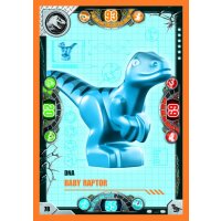 78 - DNA Baby Raptor - Dinosaurier Karte - Serie 2