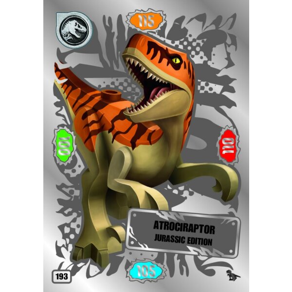 193 - Atrociraptor Jurassic Edition - Jurassic-Karte - Serie 2