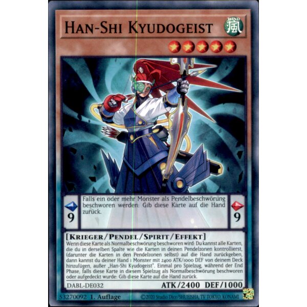 DABL-DE032 - Han-Shi Kyudogeist - 1. Auflage