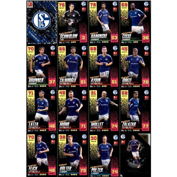 Topps Match Attax - 2022/23 - Mannschaftspaket - FC Schalke 04