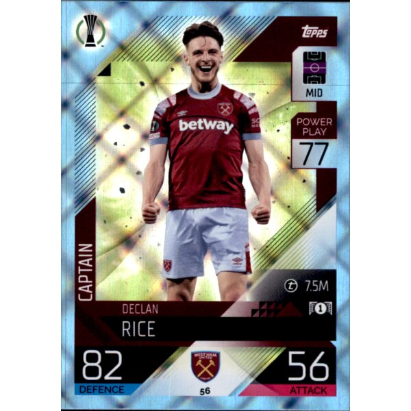 56 - Declan Rice - Captain - CRYSTAL - 2022/2023