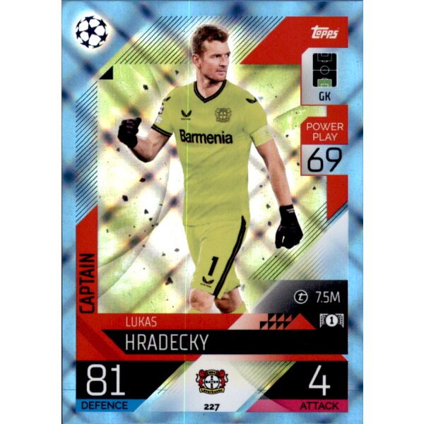 227 - Lukas Hradecky - Captain - CRYSTAL - 2022/2023