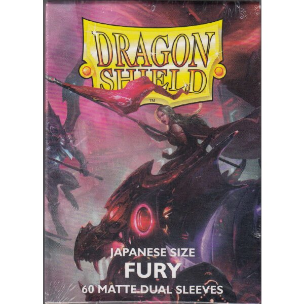 Dragon Shield Matte Sleeves -  Fury  (60 Sleeves)