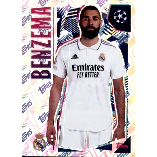 Sticker 13 Karim Benzema - Real Madrid C.F.