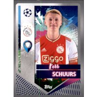 Sticker 50 Perr Schuurs - AFC Ajax