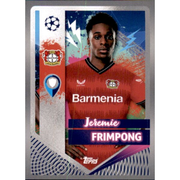 Sticker 86 Jeremie Frimpong - Bayer 04 Leverkusen