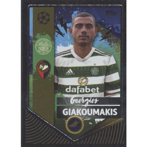 Sticker 131 Giorgios Giakoumakis (Golden Goalscorer) - Celtic FC