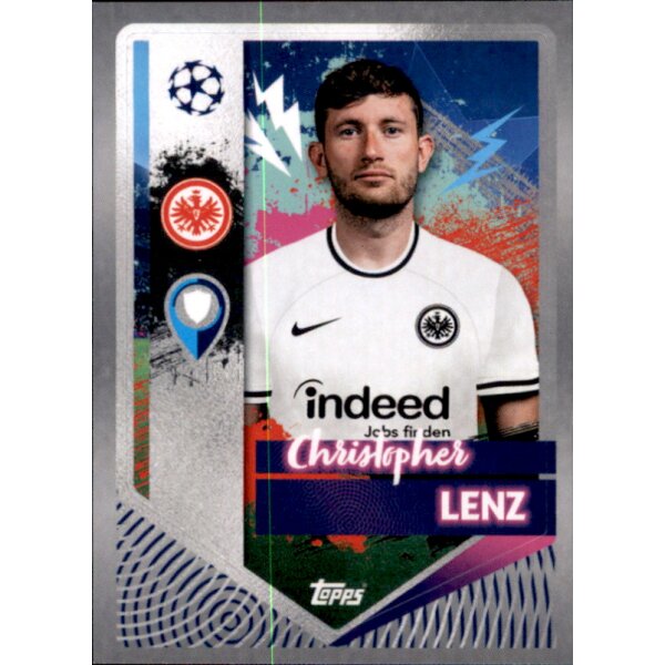 Sticker 175 Christopher Lenz - Eintracht Frankfurt