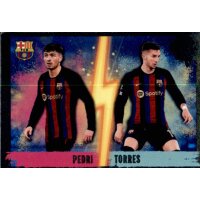 Sticker 206 Pedri / Ferran Torres (Double Impact) - FC...