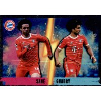 Sticker 224 Leroy Sane / Serge Gnabry (Double Impact) -...