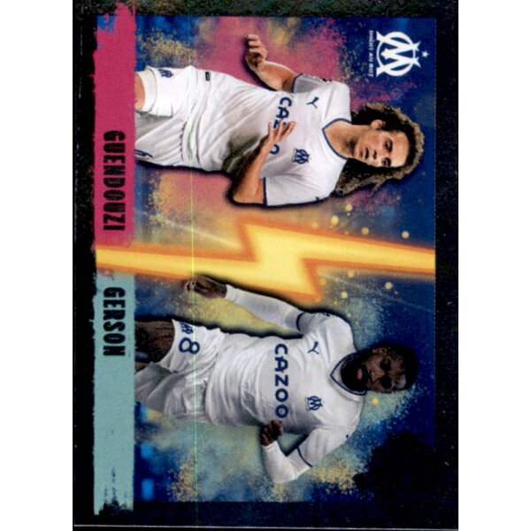 Sticker 350 Matteo Guendouzi / Gerson (Double Impact) - Olympique de Marseille