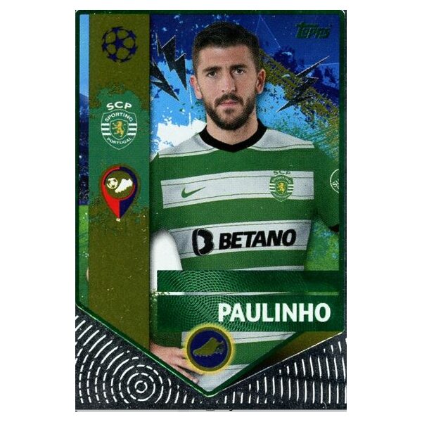 Sticker 454 Paulinho (Golden Goalscorer) - Sporting CP