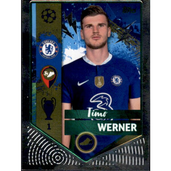 Sticker 150 Timo Werner (Golden Goalscorer) - Parallel GRÜN - Chelsea FC